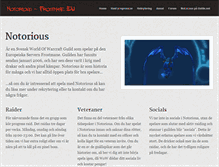 Tablet Screenshot of notorious.se